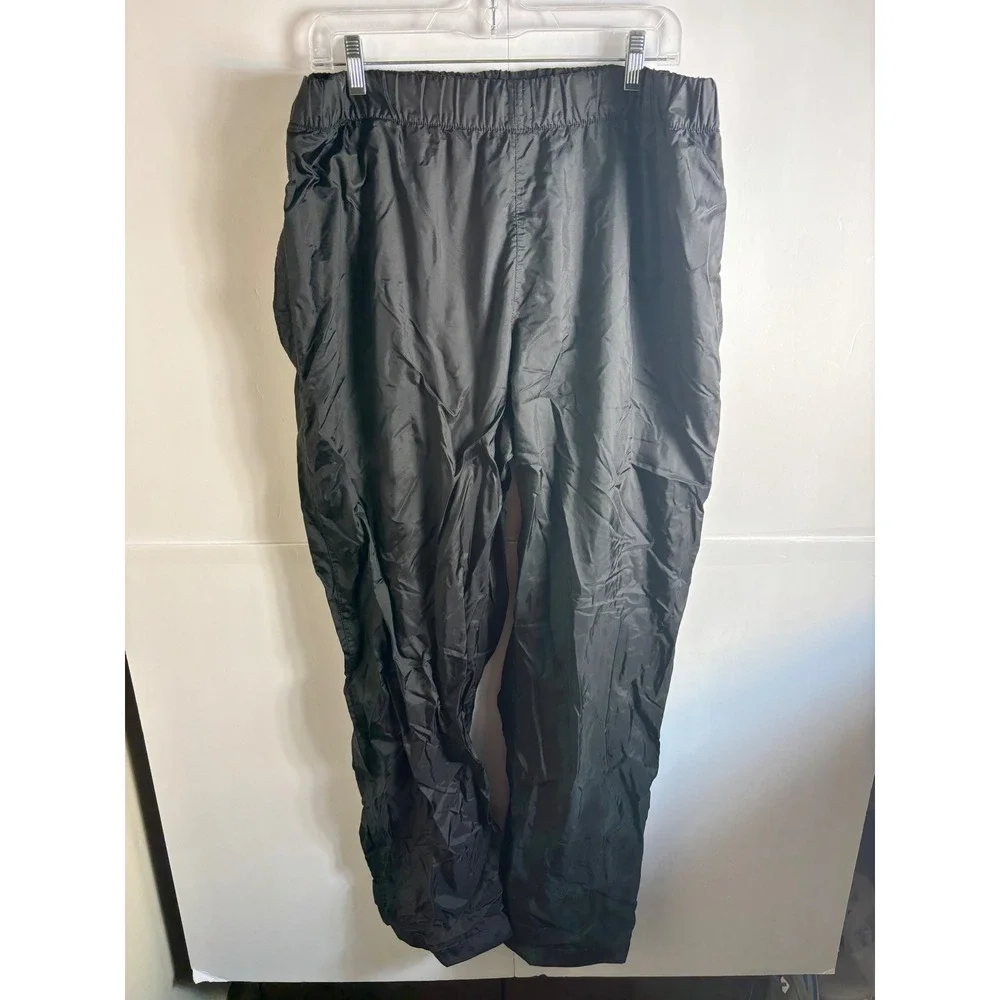 Columbia XCO Mens Black Packable Rain Pants Nylon Mesh Lined Hiking Large R